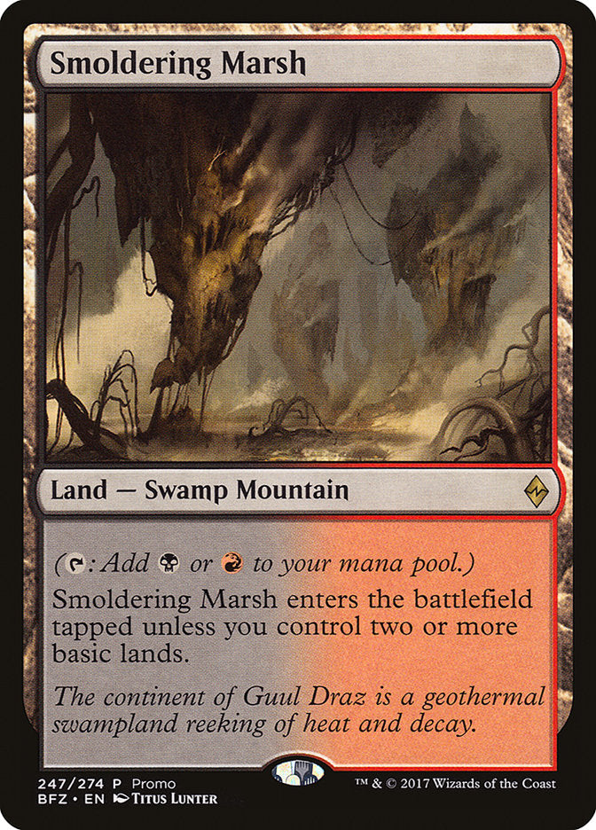 Smoldering Marsh (Promo) [Standard Showdown Promos] | Event Horizon Hobbies CA