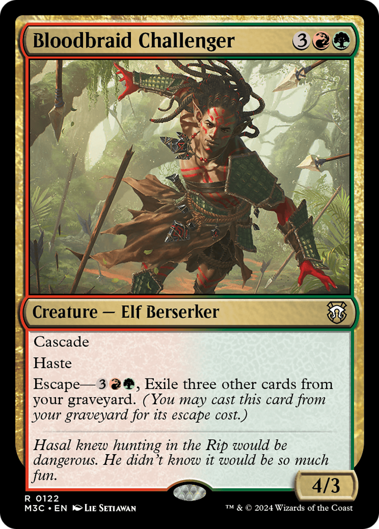 Bloodbraid Challenger [Modern Horizons 3 Commander] | Event Horizon Hobbies CA