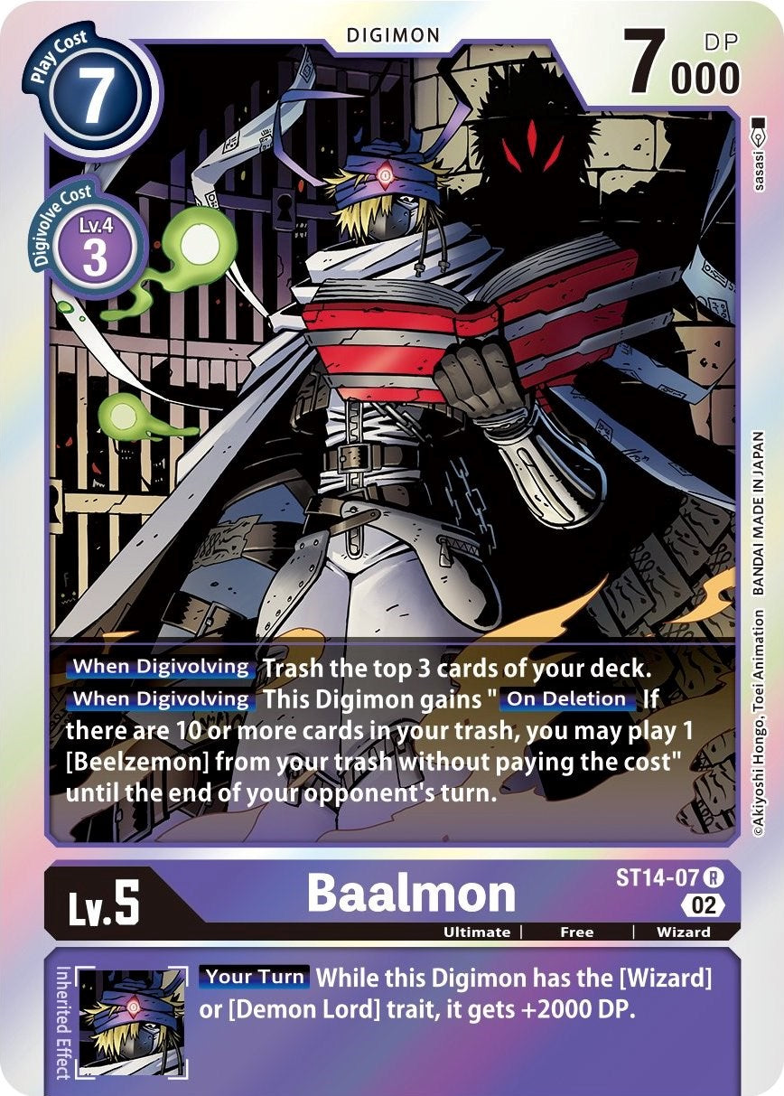 Baalmon [ST14-07] [Starter Deck: Beelzemon Advanced Deck Set] | Event Horizon Hobbies CA