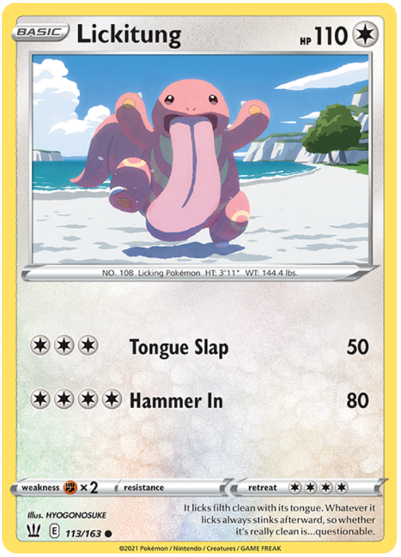 Lickitung (113/163) [Sword & Shield: Battle Styles] | Event Horizon Hobbies CA