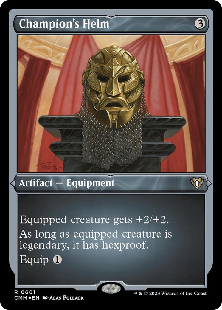 Champion's Helm (Foil Etched) [Commander Masters] | Event Horizon Hobbies CA