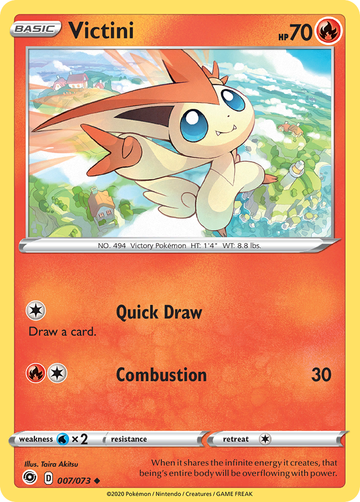 Victini (007/073) [Sword & Shield: Champion's Path] | Event Horizon Hobbies CA