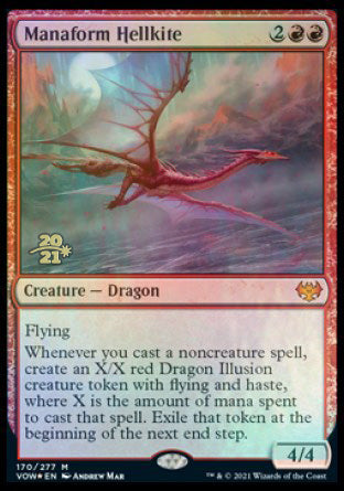 Manaform Hellkite [Innistrad: Crimson Vow Prerelease Promos] | Event Horizon Hobbies CA