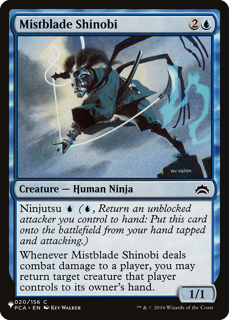 Mistblade Shinobi [The List Reprints] | Event Horizon Hobbies CA