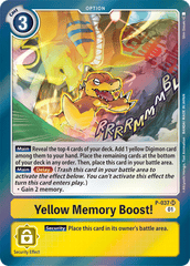 Yellow Memory Boost! [P-037] [Promotional Cards] | Event Horizon Hobbies CA