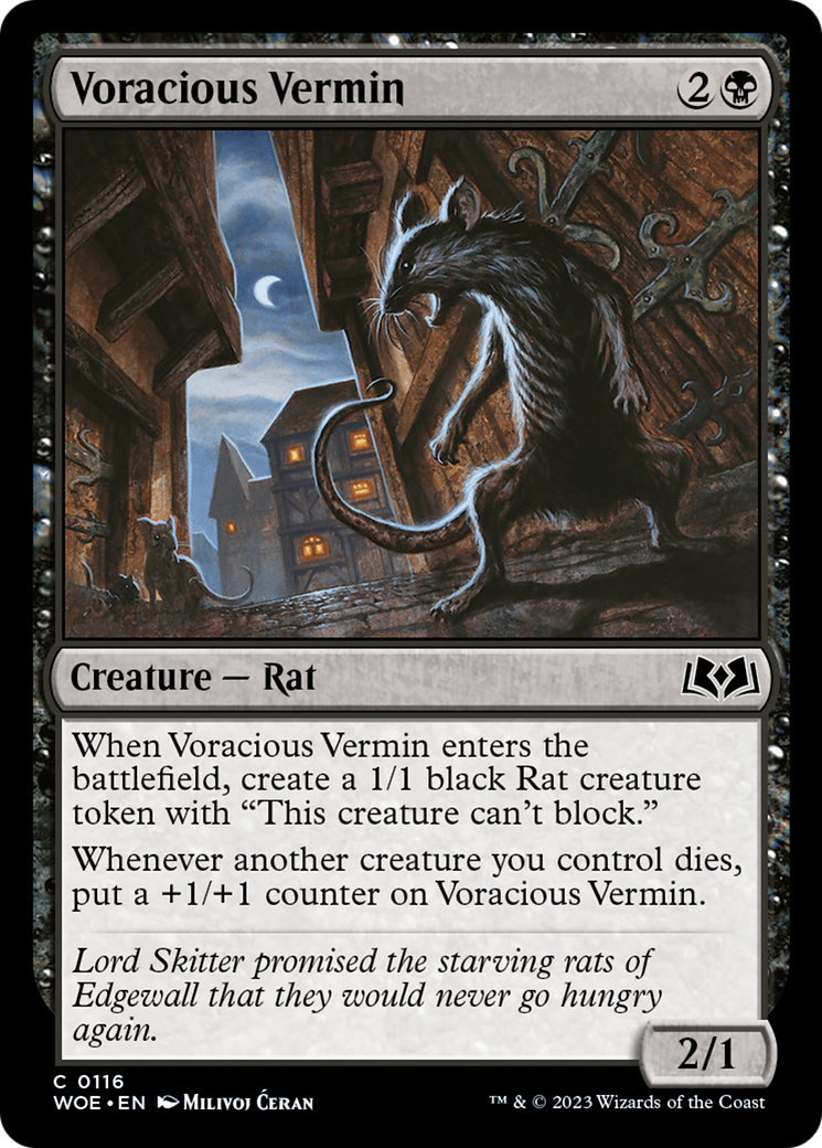 Voracious Vermin [Wilds of Eldraine] | Event Horizon Hobbies CA