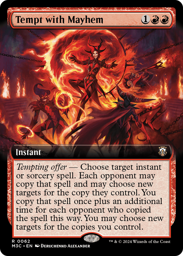 Tempt with Mayhem (Extended Art) [Modern Horizons 3 Commander] | Event Horizon Hobbies CA