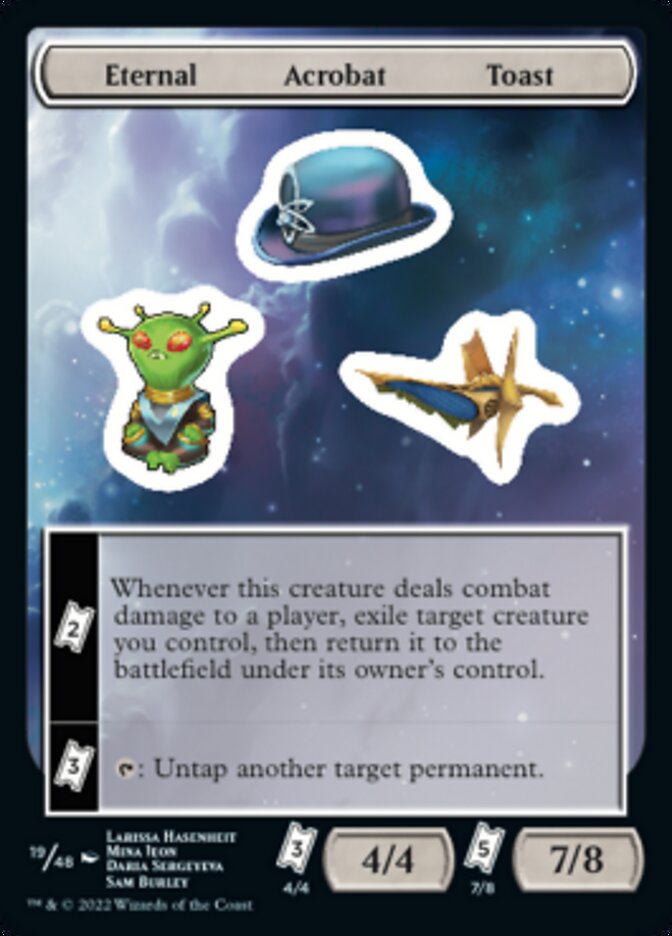 Eternal Acrobat Toast [Unfinity Stickers] | Event Horizon Hobbies CA