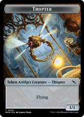 Thopter (0020) // Dog Double-Sided Token [Murders at Karlov Manor Tokens] | Event Horizon Hobbies CA
