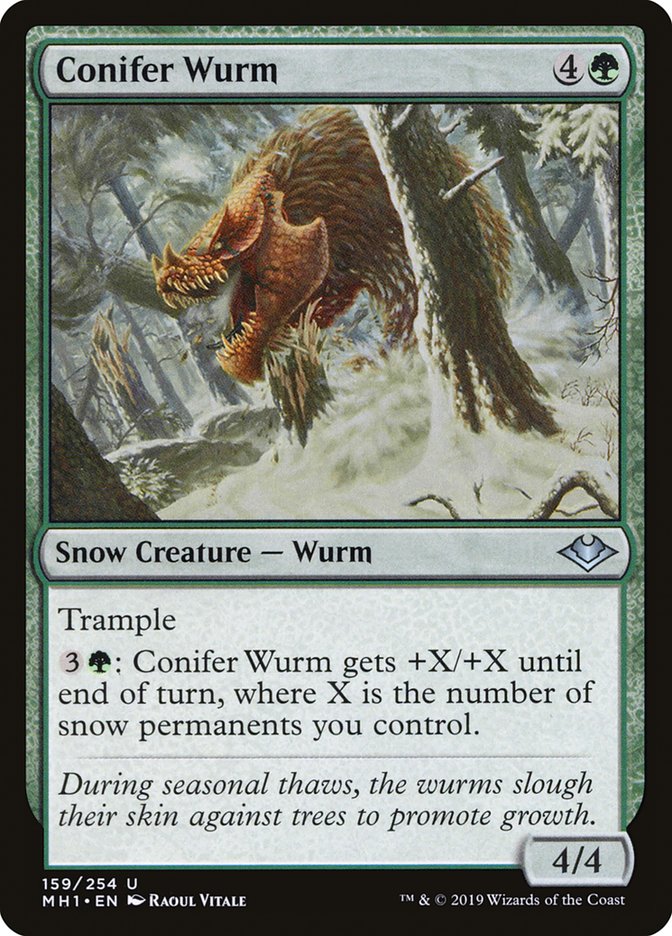 Conifer Wurm [Modern Horizons] | Event Horizon Hobbies CA