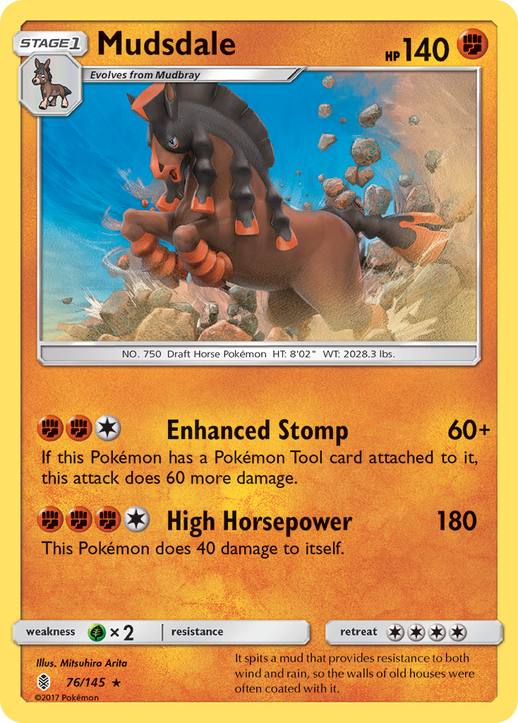 Mudsdale (76/145) [Sun & Moon: Guardians Rising] | Event Horizon Hobbies CA