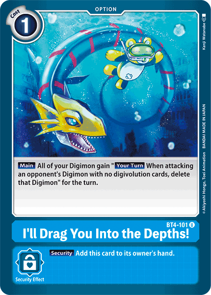 I'll Drag You Into the Depths! [BT4-101] [Great Legend] | Event Horizon Hobbies CA