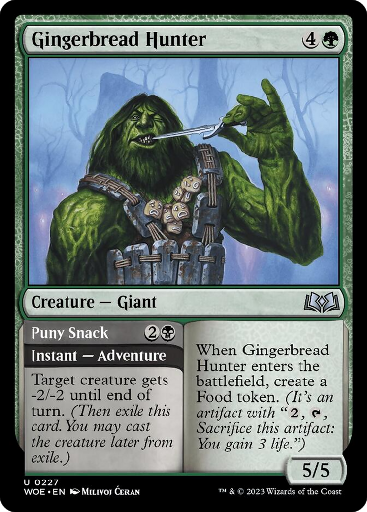 Gingerbread Hunter // Puny Snack [Wilds of Eldraine] | Event Horizon Hobbies CA