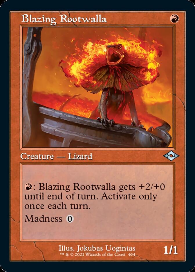 Blazing Rootwalla (Retro) [Modern Horizons 2] | Event Horizon Hobbies CA