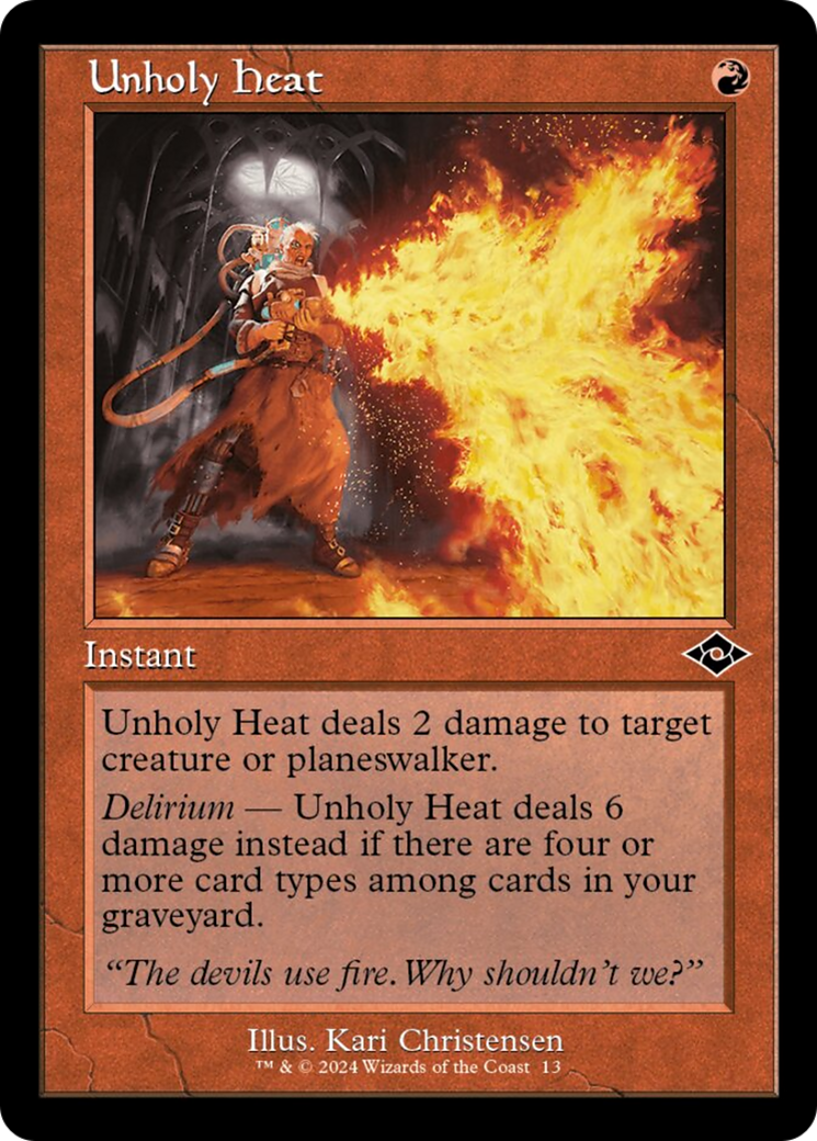 Unholy Heat (Retro) [Modern Horizons 2] | Event Horizon Hobbies CA