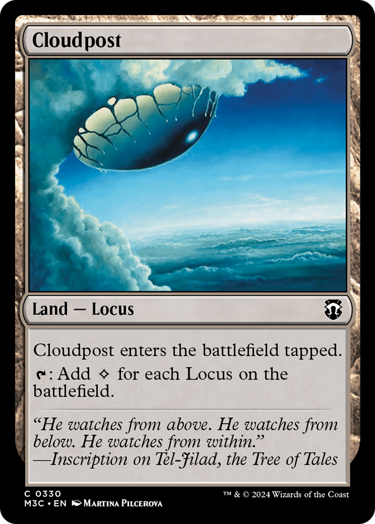 Cloudpost (Ripple Foil) [Modern Horizons 3 Commander] | Event Horizon Hobbies CA