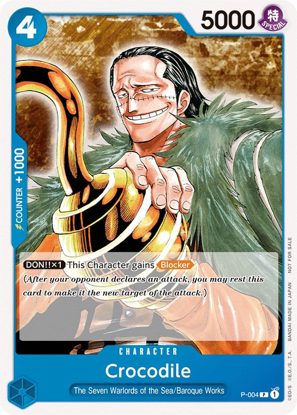 Crocodile (Promotion Pack 2022) [One Piece Promotion Cards] | Event Horizon Hobbies CA