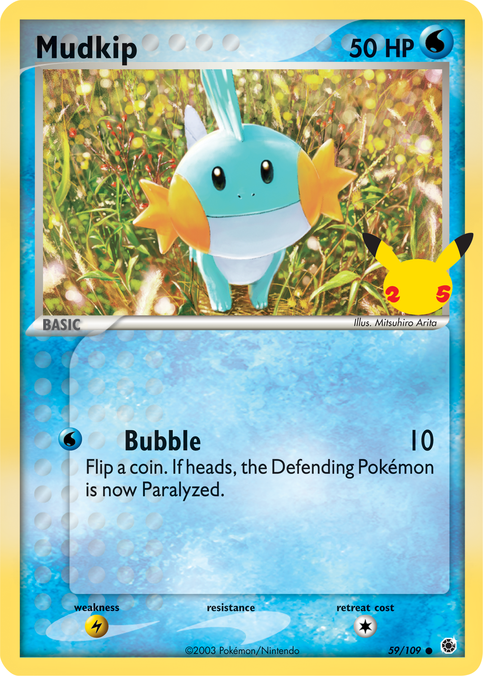 Mudkip (59/109) (Jumbo Card) [First Partner Pack] | Event Horizon Hobbies CA