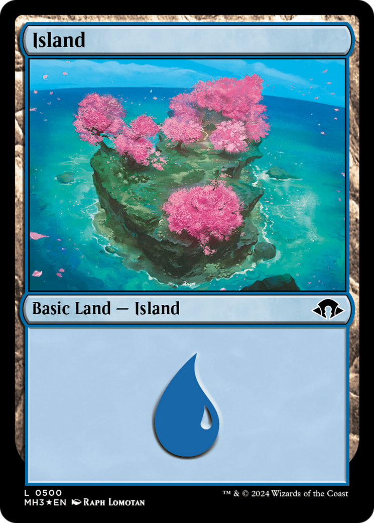 Island (0500) (Ripple Foil) [Modern Horizons 3] | Event Horizon Hobbies CA