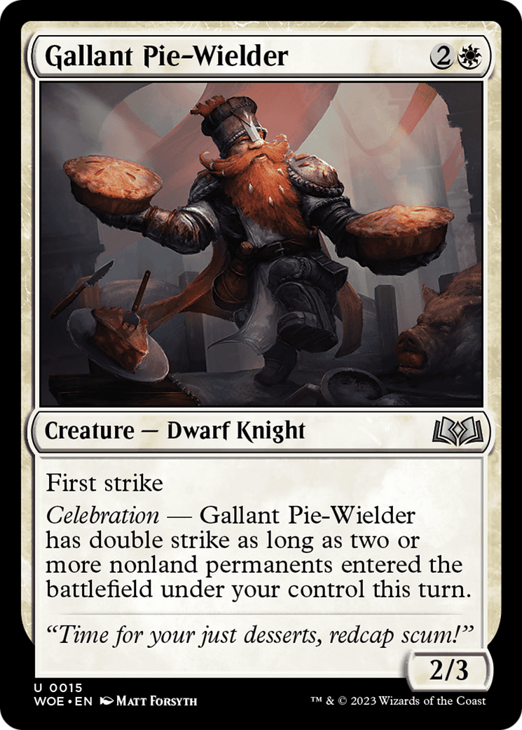 Gallant Pie-Wielder [Wilds of Eldraine] | Event Horizon Hobbies CA