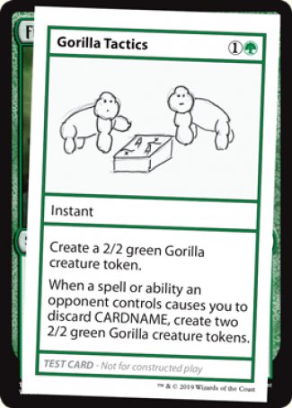 Gorilla Tactics (2021 Edition) [Mystery Booster Playtest Cards] | Event Horizon Hobbies CA