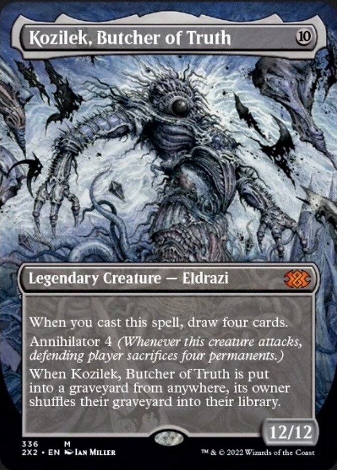 Kozilek, Butcher of Truth (Borderless Alternate Art) [Double Masters 2022] | Event Horizon Hobbies CA