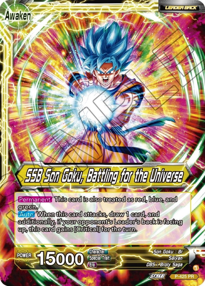 Son Goku // SSB Son Goku, Battling for the Universe (P-425) [Promotion Cards] | Event Horizon Hobbies CA