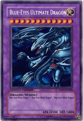 Blue-Eyes Ultimate Dragon [RP01-EN000] Secret Rare | Event Horizon Hobbies CA