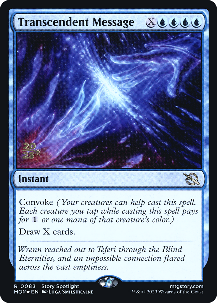 Transcendent Message [March of the Machine Prerelease Promos] | Event Horizon Hobbies CA