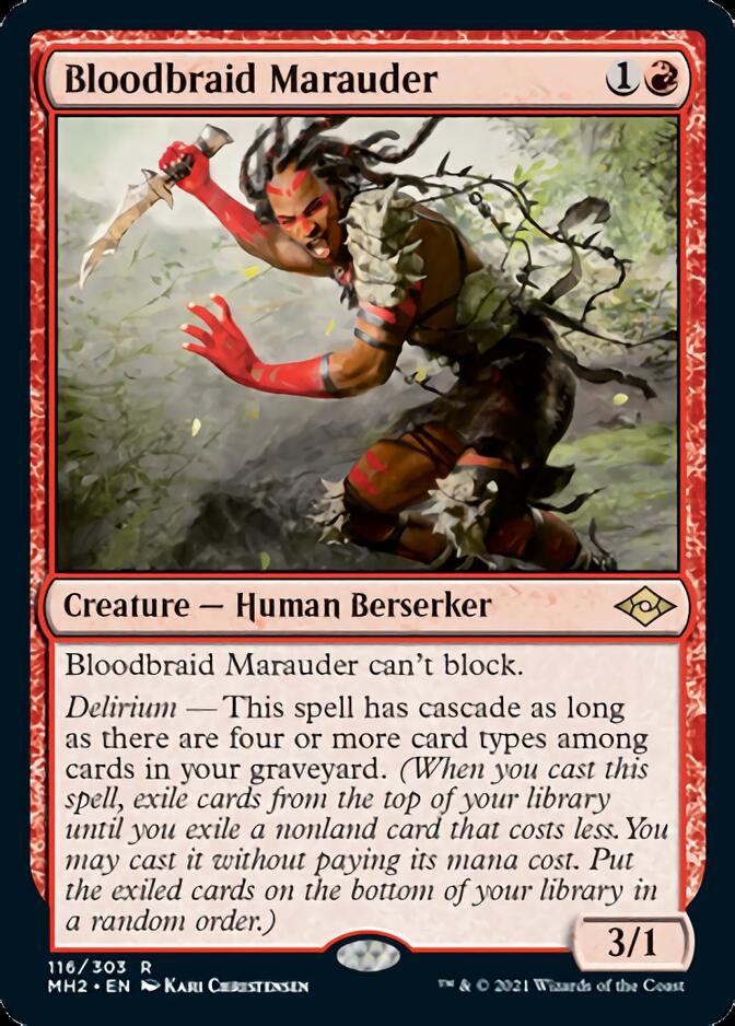 Bloodbraid Marauder [Modern Horizons 2] | Event Horizon Hobbies CA