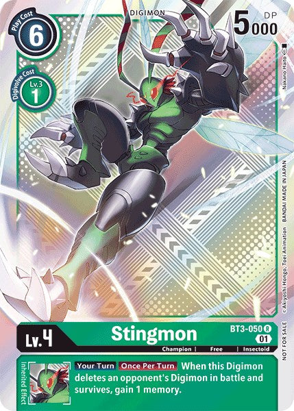 Stingmon [BT3-050] (Official Tournament Pack Vol.4) [Release Special Booster Promos] | Event Horizon Hobbies CA