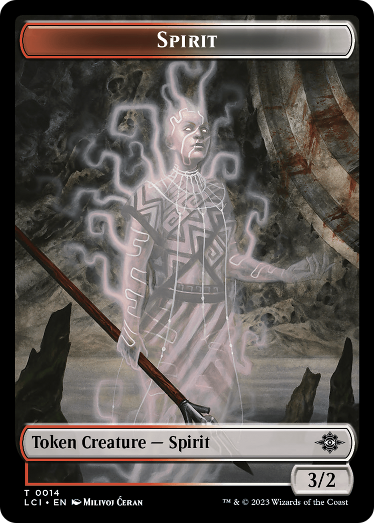 Spirit Token [The Lost Caverns of Ixalan Tokens] | Event Horizon Hobbies CA