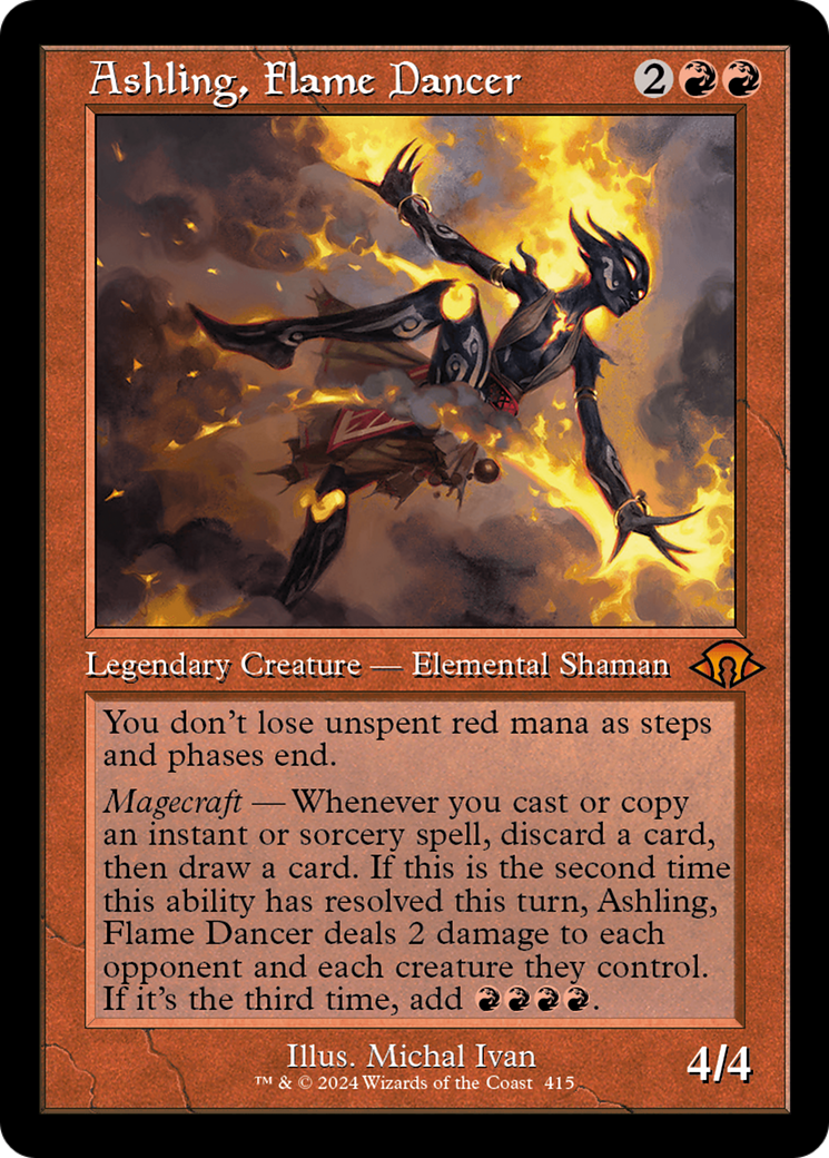 Ashling, Flame Dancer (Retro) [Modern Horizons 3] | Event Horizon Hobbies CA