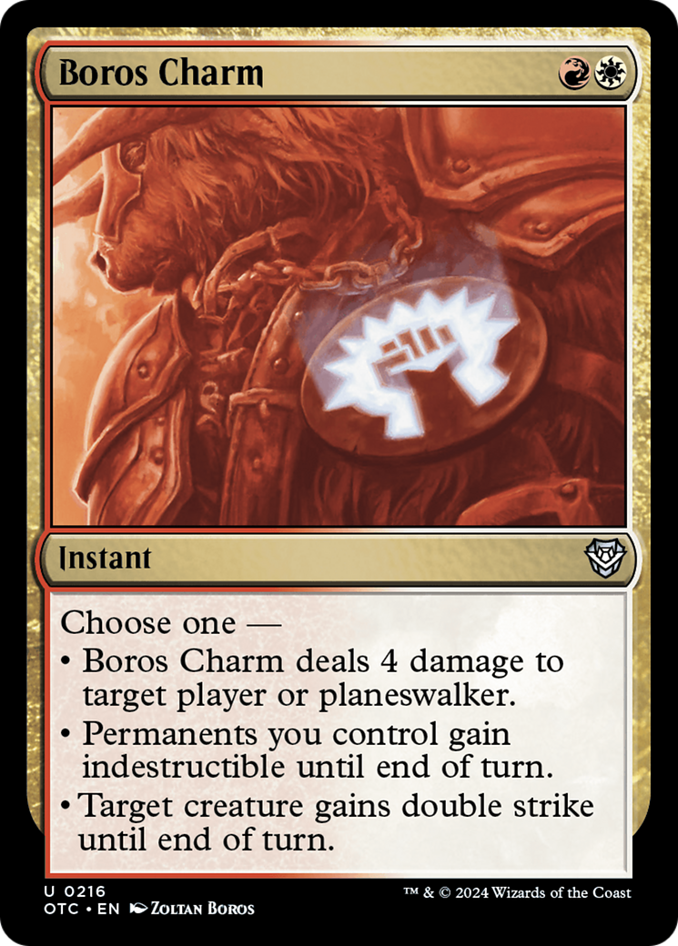 Boros Charm [Outlaws of Thunder Junction Commander] | Event Horizon Hobbies CA