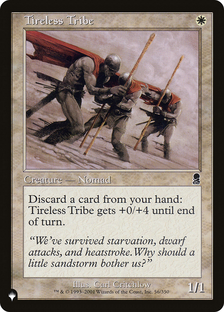 Tireless Tribe [The List Reprints] | Event Horizon Hobbies CA