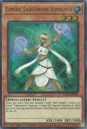 Lumina, Lightsworn Summoner [LART-EN045] Ultra Rare | Event Horizon Hobbies CA