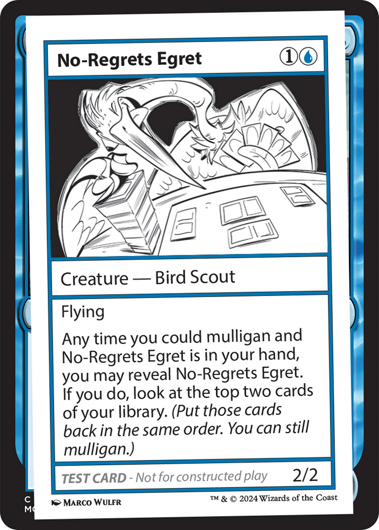 No-Regrets Egret [Mystery Booster 2 Playtest Cards] | Event Horizon Hobbies CA