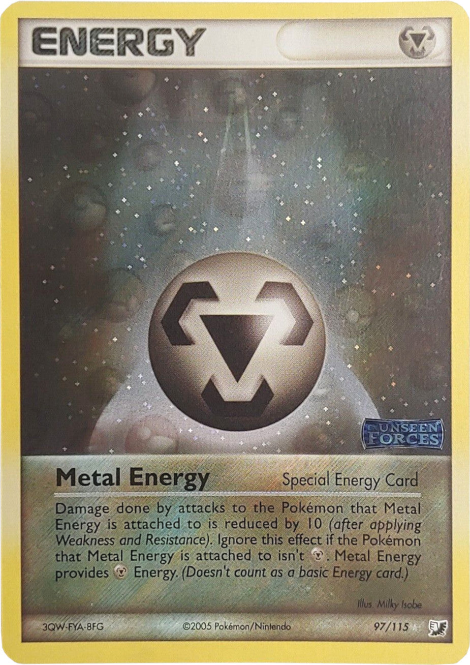 Metal Energy (97/115) (Stamped) [EX: Unseen Forces] | Event Horizon Hobbies CA