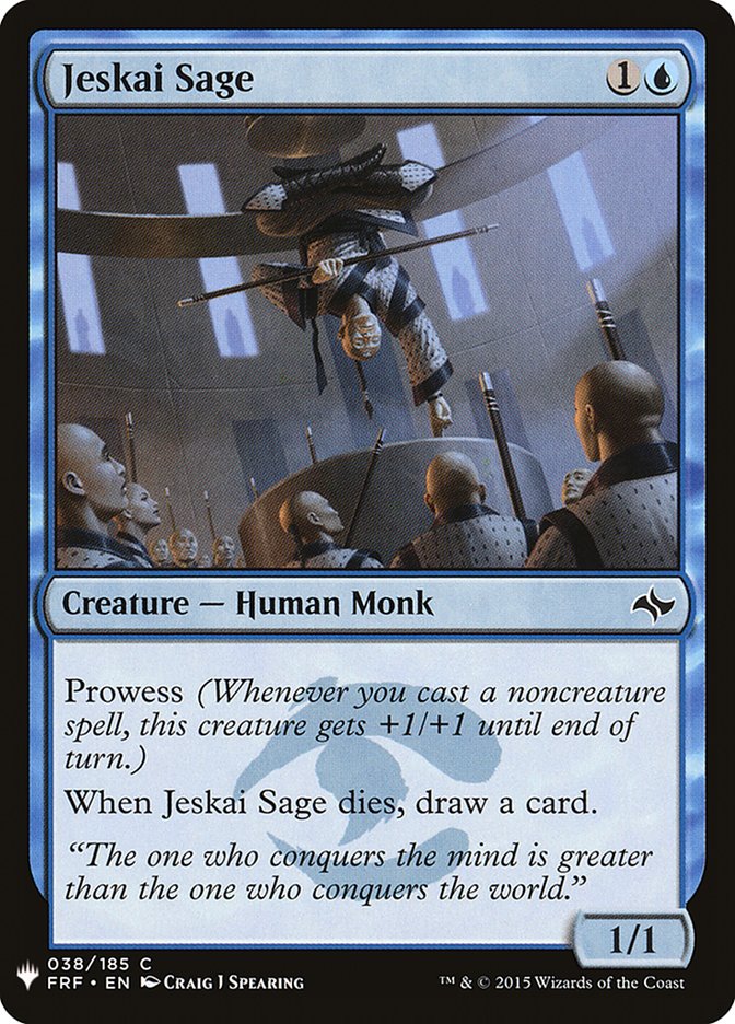 Jeskai Sage [Mystery Booster] | Event Horizon Hobbies CA