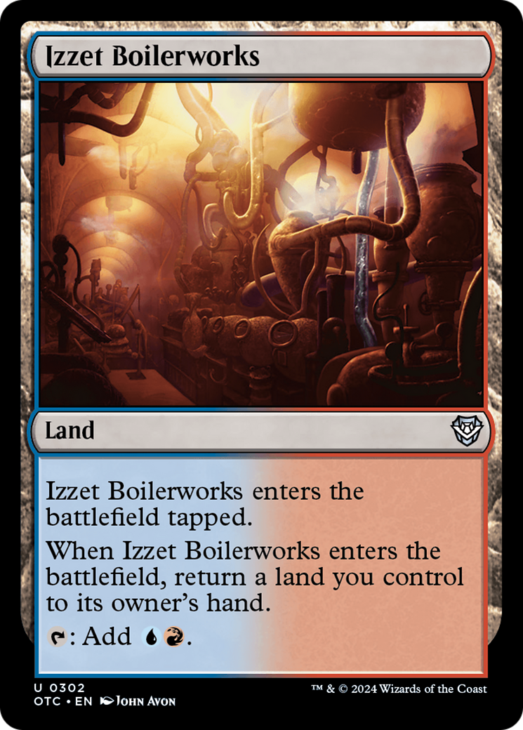 Izzet Boilerworks [Outlaws of Thunder Junction Commander] | Event Horizon Hobbies CA