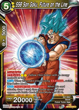 SSB Son Goku, Future on the Line (BT16-075) [Realm of the Gods] | Event Horizon Hobbies CA