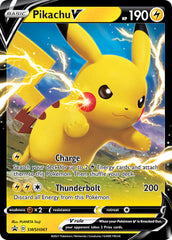 Pikachu V (SWSH061) (Jumbo Card) [Sword & Shield: Black Star Promos] | Event Horizon Hobbies CA