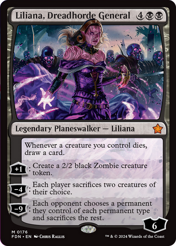 Liliana, Dreadhorde General [Foundations] | Event Horizon Hobbies CA