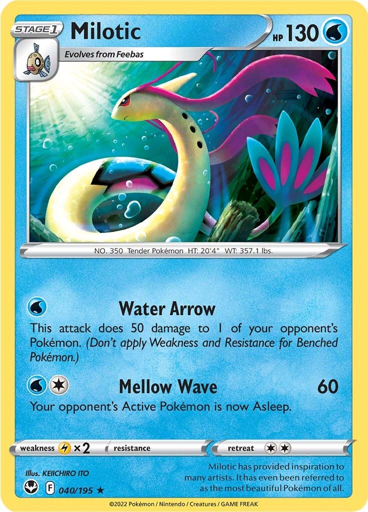 Milotic (040/195) [Sword & Shield: Silver Tempest] | Event Horizon Hobbies CA