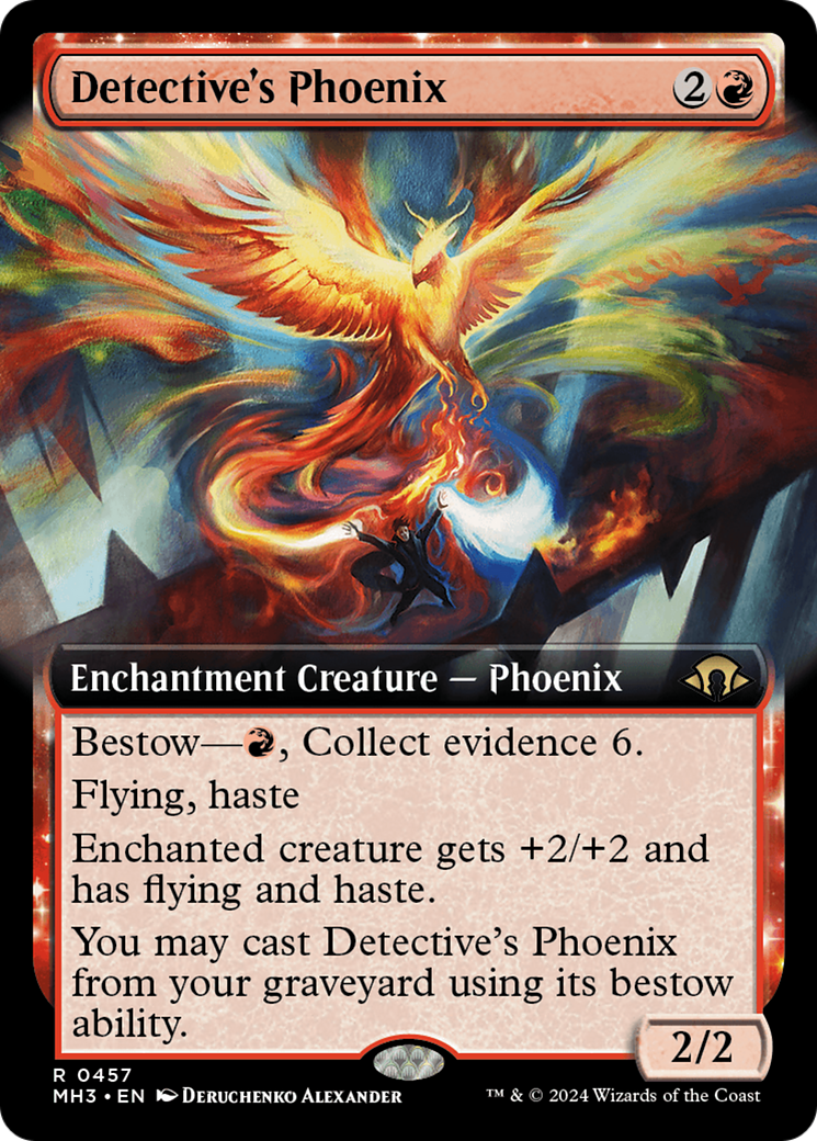 Detective's Phoenix (Extended Art) [Modern Horizons 3] | Event Horizon Hobbies CA