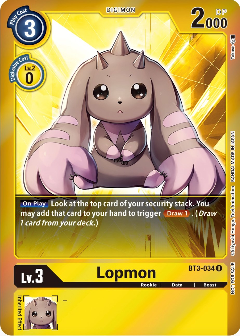 Lopmon [BT3-034] (Event Pack 4) [Release Special Booster Promos] | Event Horizon Hobbies CA