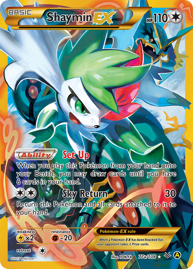 Shaymin EX (77a/108) [Alternate Art Promos] | Event Horizon Hobbies CA