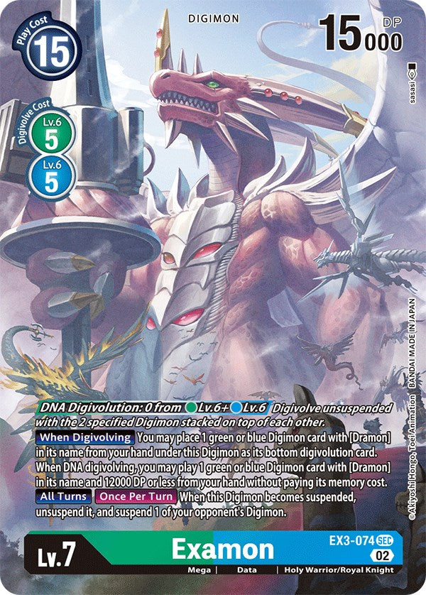 Examon [EX3-074] (Alternate Art) [Draconic Roar] | Event Horizon Hobbies CA