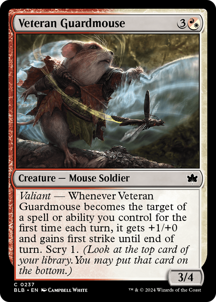 Veteran Guardmouse [Bloomburrow] | Event Horizon Hobbies CA