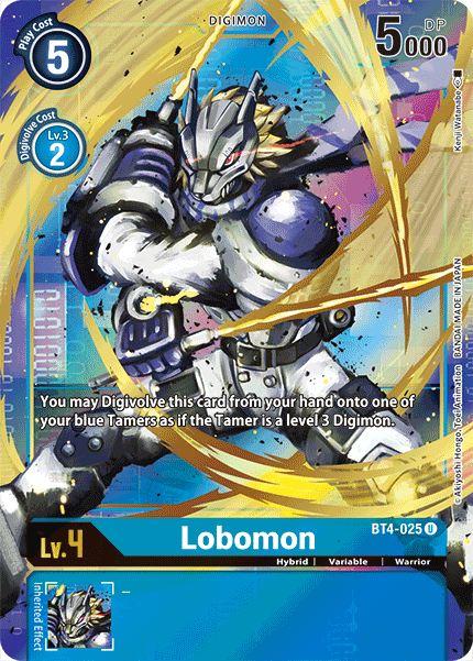 Lobomon [BT4-025] (Alternate Art) [Great Legend] | Event Horizon Hobbies CA